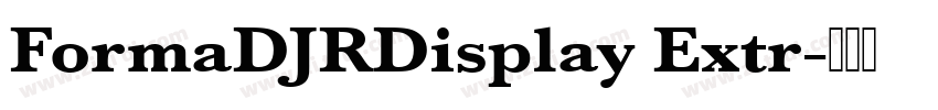FormaDJRDisplay Extr字体转换
